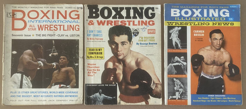 Vintage boxing wrestling - vintage,