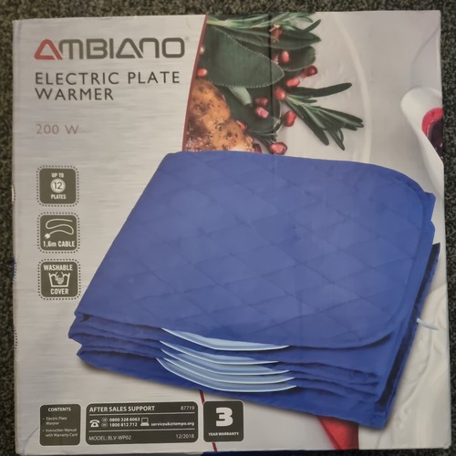 Ambiano electric dinner plate - ambiano,