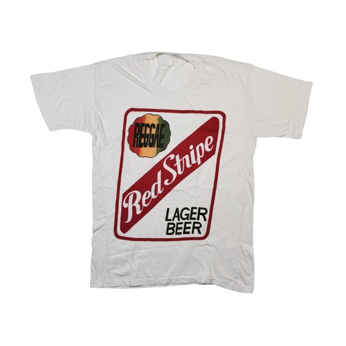 Vintage 90s red stripe shirt - vintage, t-shirt