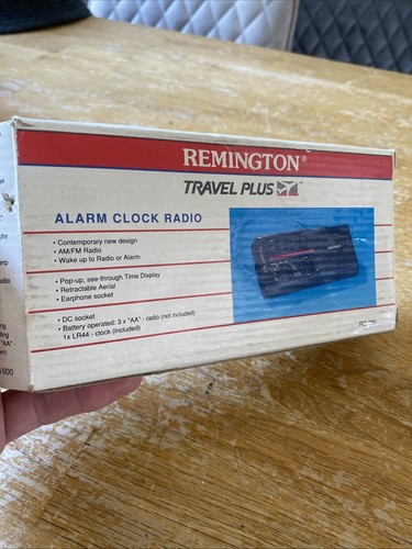 Alarm clock radio remington - clock,