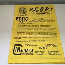 CARCASSONNE V XIII CATALAN FRENCH RUGBY LEAGUE MATCH PROGRAMME 1999