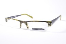 Other Eyeglasses Conran CRN6508 Unisex Green/Black Semi-Rimless Plastic Frames