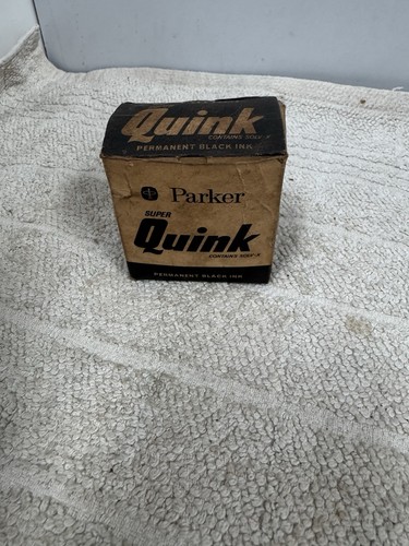 Vintage parker quink glass - parker,