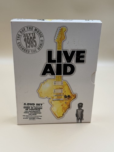 Live aid dvd box - live, bob