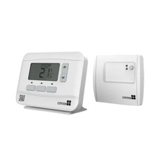 Center RF Wireless 7-Day 5/2 Day Programmable Room Thermostat White 