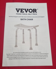 Non-Slip Shower Stool – Adjustable Lightweight Rust-Free Aluminium(box damages)