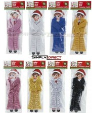Elf Glitter/Sequin Celebrity Dress Up Christmas Outfits for Elves xmas fun 4kids