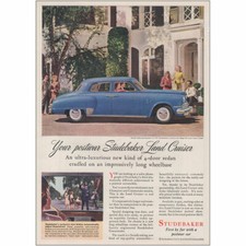 1947 Studebaker Land Cruiser: Postwar Vintage Print Ad