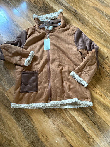 Men tan coloured faux fur - men's,