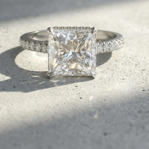 Carat princess cut - princess, lab