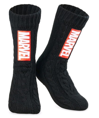 Marvel fluffy socks - marvel, mens