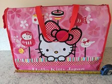 Sanrio Hello Kitty Large Holdall Travel Bag 50 X 30 X 20 Cm  Folding Red & White