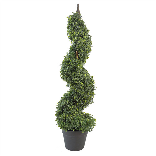 90cm artificial boxwood spiral - boxwood,