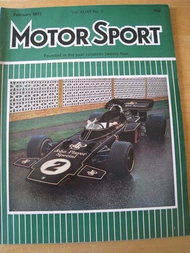 Motor sport feb 1972 lotus - sport,