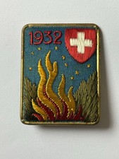 1932 Swiss National Day Badge.
