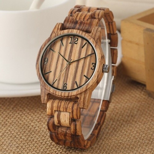 Antique mens wood watch - antique,