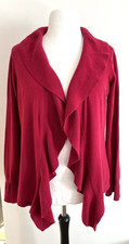 George Asda Pink Long Sleeve Cashmere Waterfall Cardigan Plus Size 20