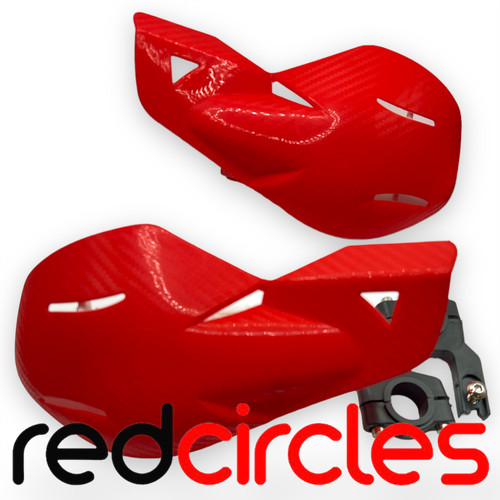 Red pit dirt bike - bike, guard