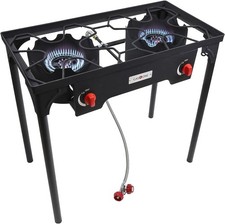 Double Burner Stove Cast Iron
