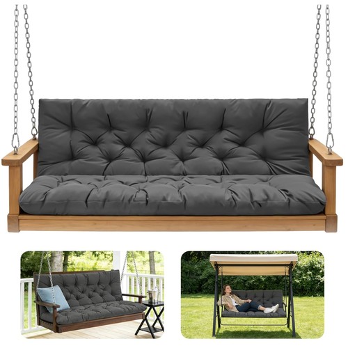 Dark gray seater - gray, porch