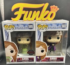 Anna 595 Special Edition and Anna 582 Frozen 2 Funko Pop Bundle