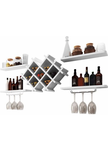 Wine rack cabinet - cabinet, hanging
