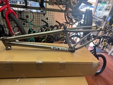 S&M BIKES DJ DIRT JUMPER 26 INCH BJ FRAME GLOSS CLEAR 23.5"  26" BIG BMX BIKE