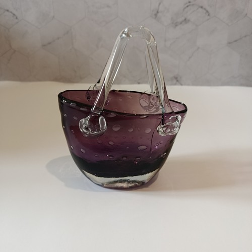 Murano style purple art - style,