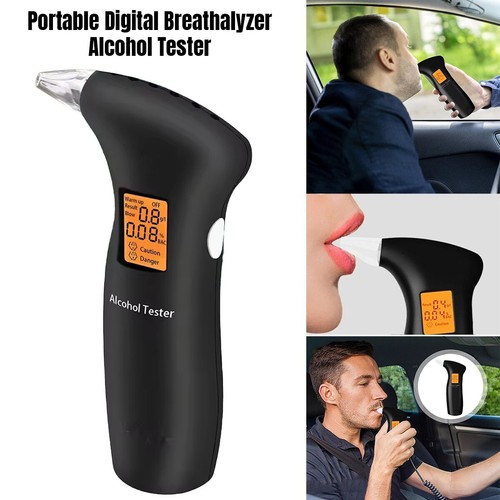 Portable digital breathalyzer - portable,