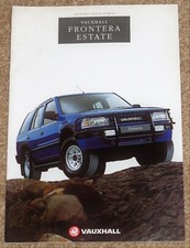 1994 VAUXHALL FRONTERA ESTATE Sales Brochure - 2.3TD, 2.4i