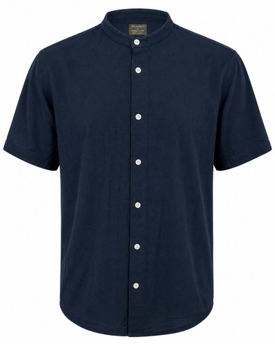 Primark navy grandad collar - primark,