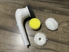 Cordless Rechargeable Spin Scrubber Electric Turbo Scrub Cleaning Brush Kit