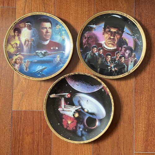 Set star trek plates - 3,
