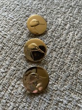 Vintage duck mallard head gold - vintage,