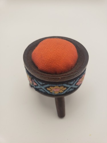 Vintage miniature pincushion - miniature,