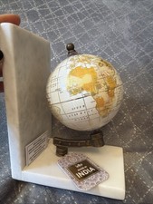 Glass Globe on Gold Metal