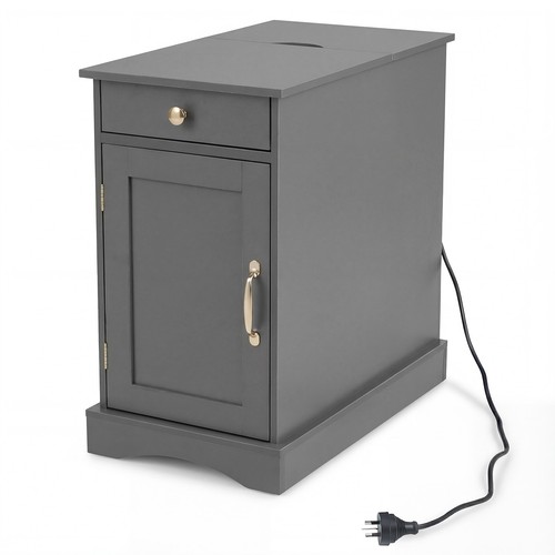 Costway end table with - end,