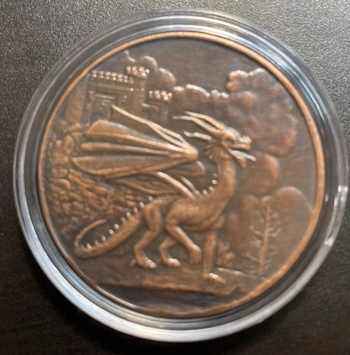 Welsh red dragon - red,