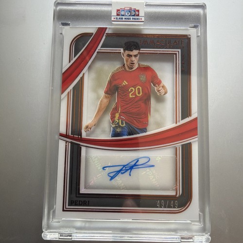Pedri auto 2025 panini - auto,