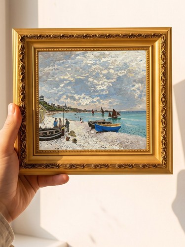 Vintage beach fishing boats - vintage,