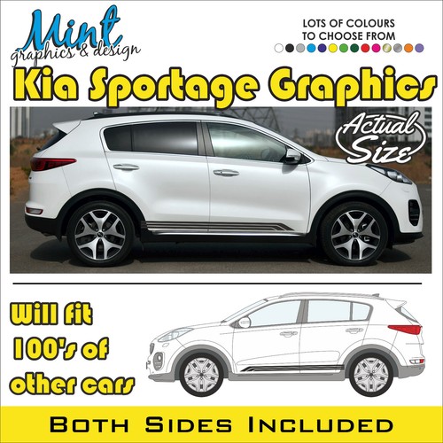 Kia sportage 4x4 side stripes - 4x4,