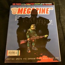 UK Comic 2000AD Judge Dredd Megazine Issue 204 April 8th 2003 Monkey on Back!
