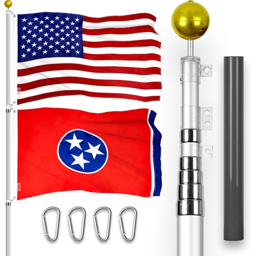 Telescoping flagpole - 20,