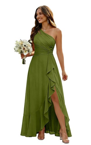 One shoulder ruched - one,