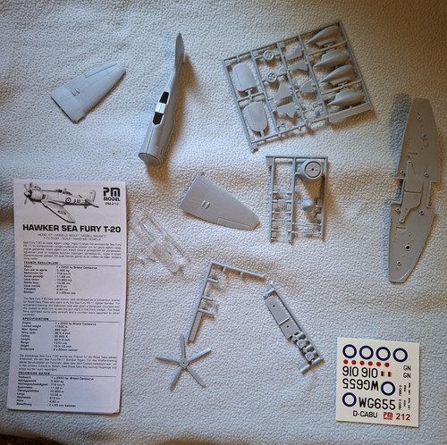 Model hawker sea fury - pm,