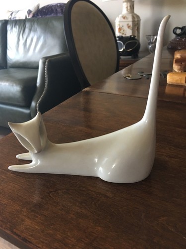 Vintage royal dux cat - vintage, figurine