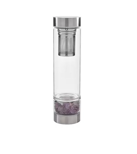 Natural purple quartz crystal - quartz,