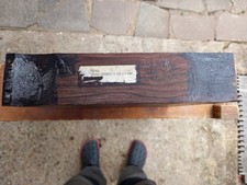 Mexican Cocobolo Bowl Blank for woodturning-Prime-Grade-original wax-seal ends