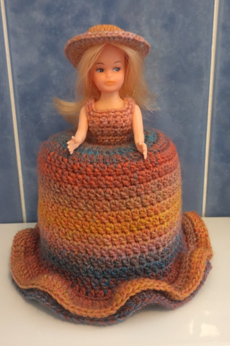 Handmade crochet vintage dress - crochet,