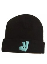 Deliveroo Hat Beanie Cap - One Size Black Door Dash